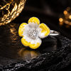 Spring Whisper Floral yellow Ring